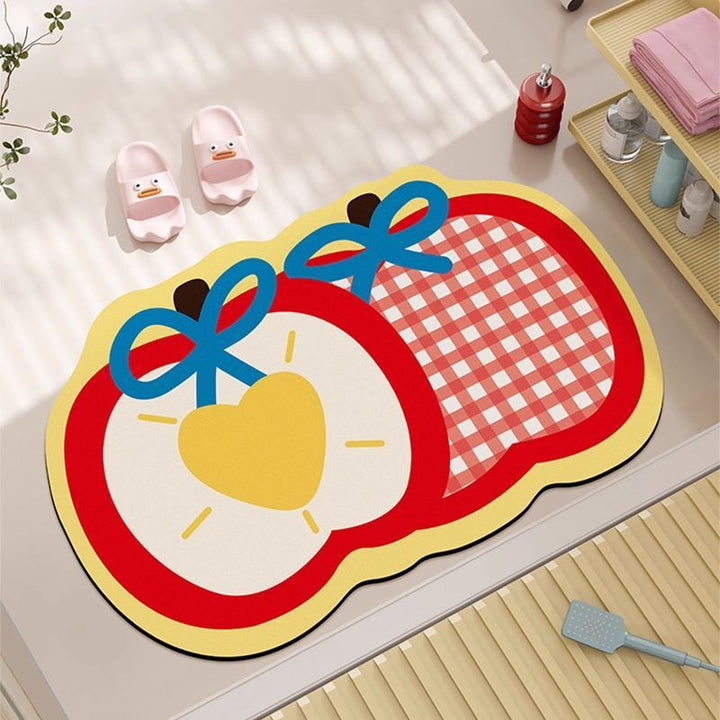 Playful Fruit-Shaped Kalsten Bath Mat