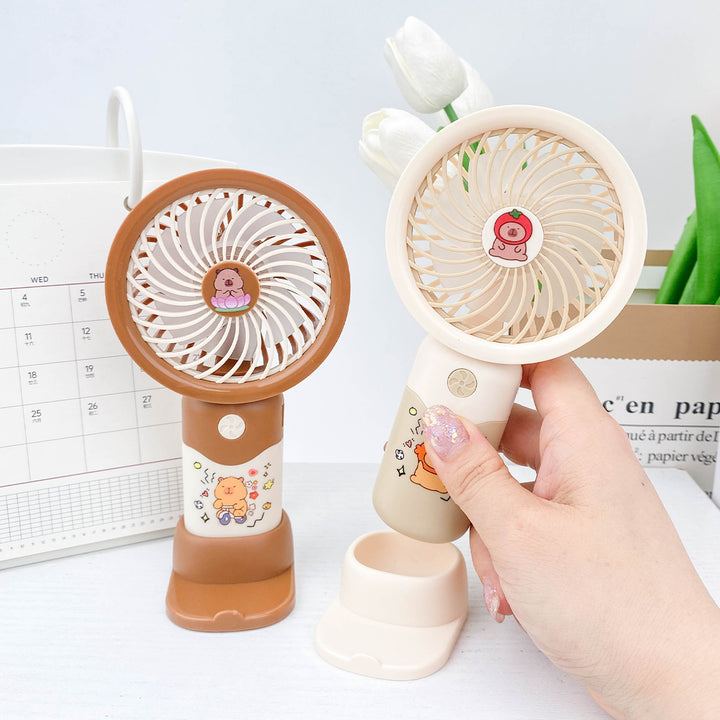 Ladies Portable Hand Fan with Cute Design Kalsten