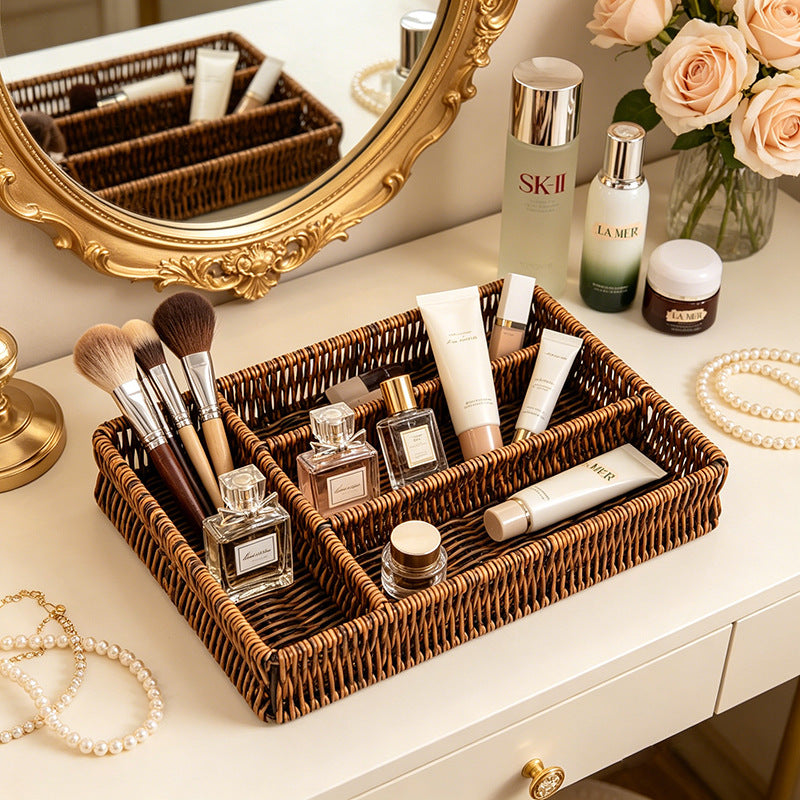 Woven Cutlery Organizer Tray Kalsten