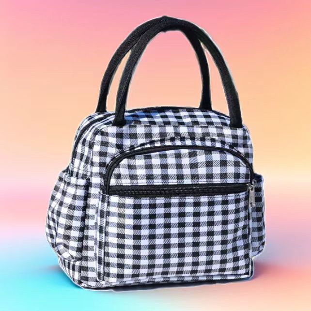 Cat Print Multi-Pocket Tote Bag Kalsten