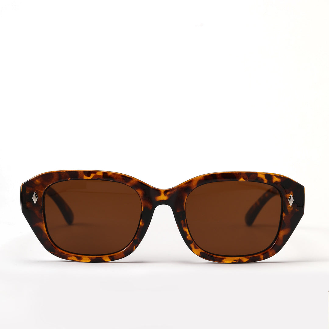 Women's stylish square sunglasses with high-quality tortoiseshell frame Kalsten
