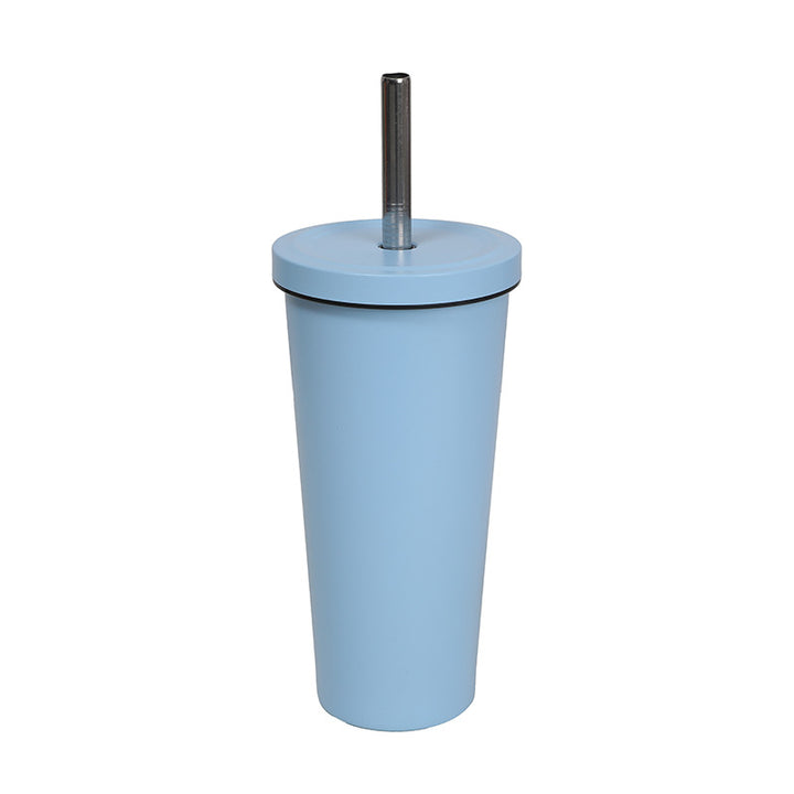 Women's High-Quality Insulated Drinking Bottle with Stainless Steel Straw Kalsten