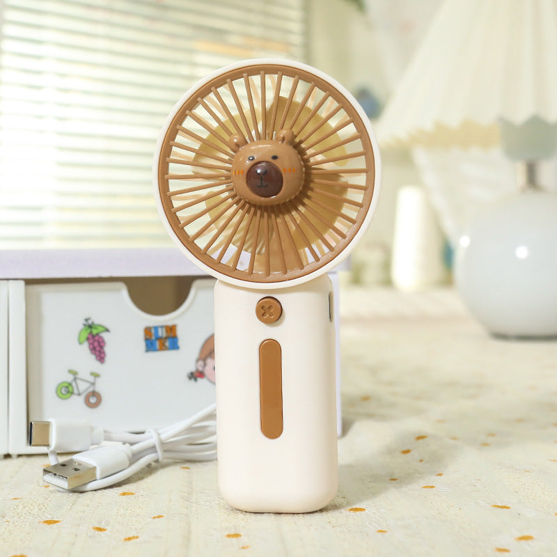 Ladies Portable Handheld Fan in Playful Animal Design Kalsten