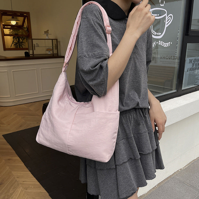 Soft Fabric Everyday Shoulder Bag