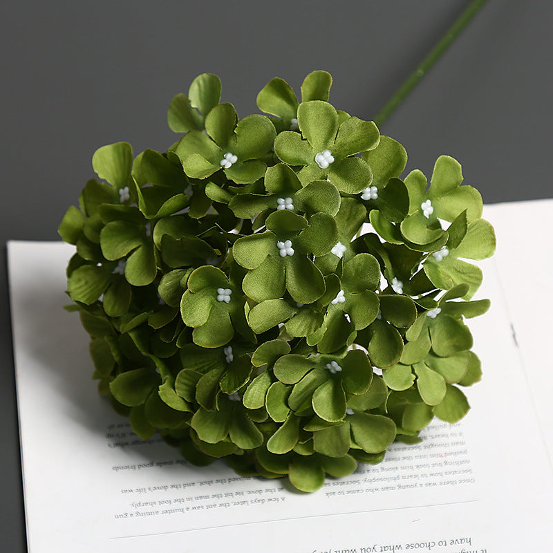 Realistic Floral Hydrangea Stem