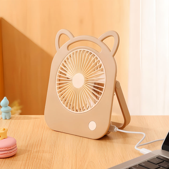 Ladies portable mini fan in cute cat design Kalsten