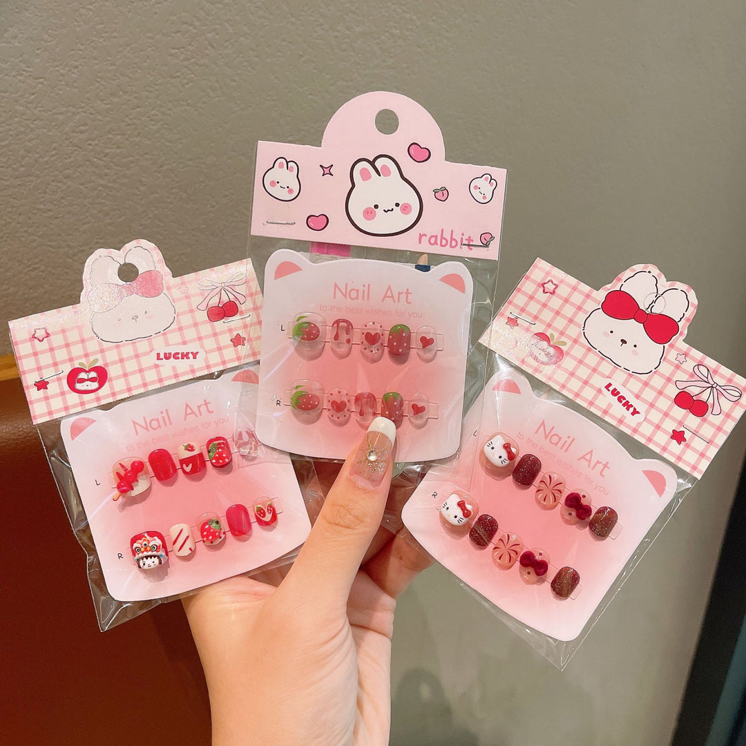 Creative Nail Art Set with Cute Bunny Design Kalsten