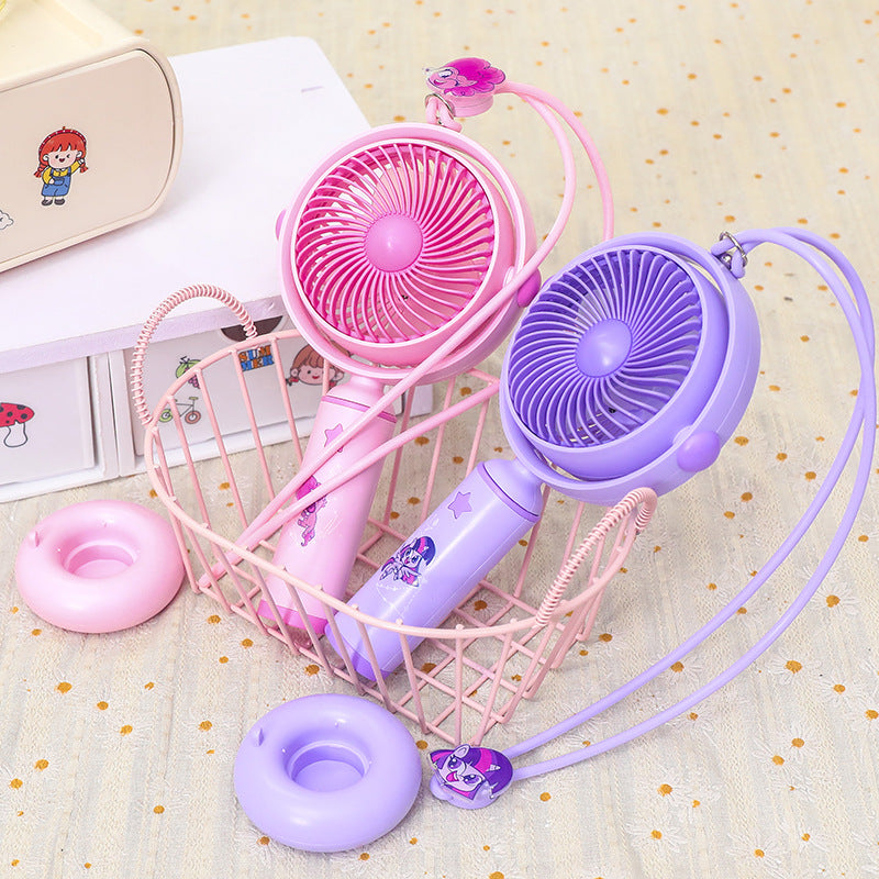 Women's Portable Handheld Fan with Flexible Gooseneck Kalsten