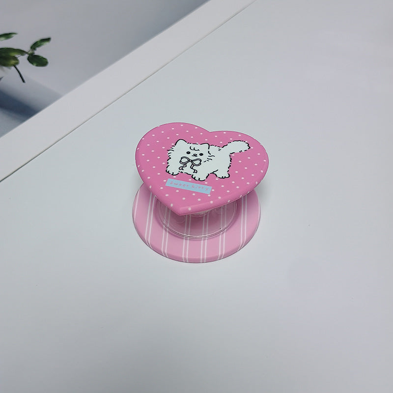 Heart-Shaped Character Phone Grip Kalsten