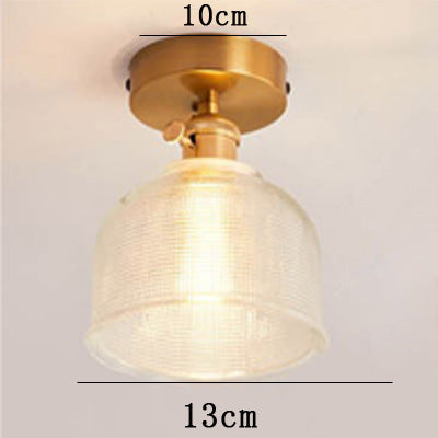 Elegant Glass Flush Mount Ceiling Light