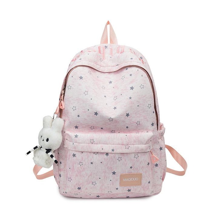Star-Embellished Casual Backpack Kalsten