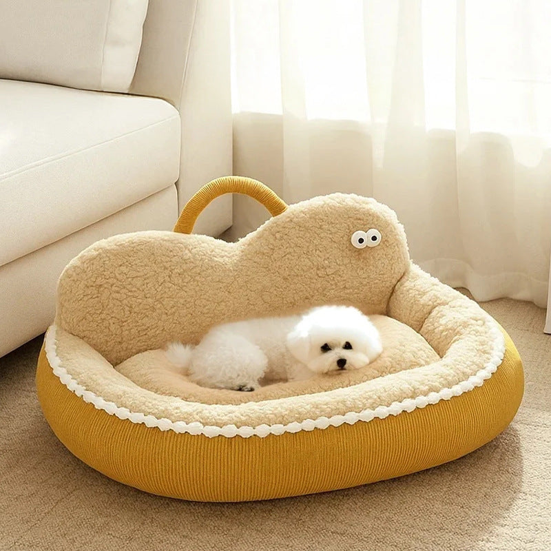 Cozy Plush Cloud Dog Bed