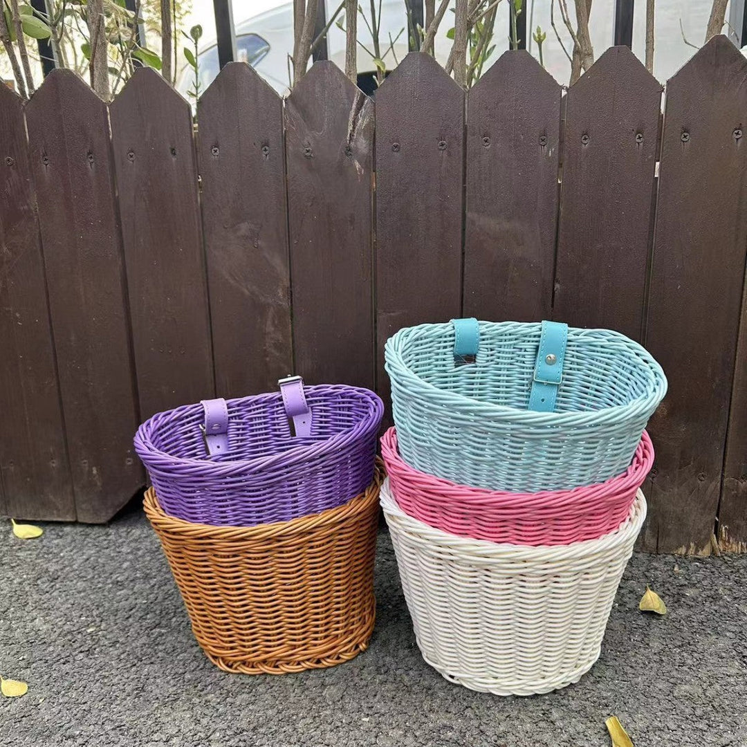 Durable Woven Bicycle Storage Basket Kalsten