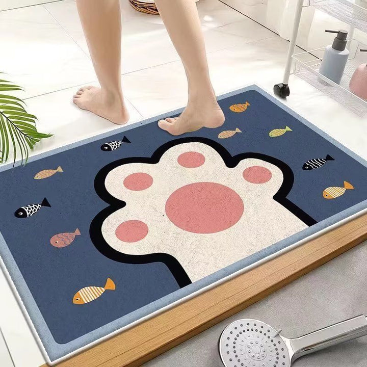 Whale-Themed Bathroom Mat
