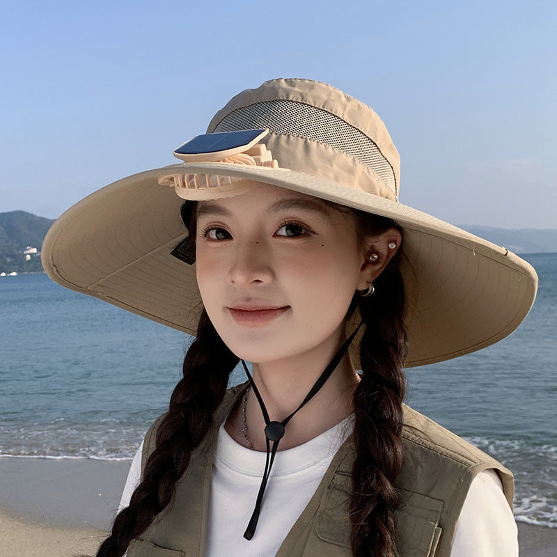 wide-brimmed outdoor sun hat with UV protection, breathable mesh, and adjustable chin strap Kalsten