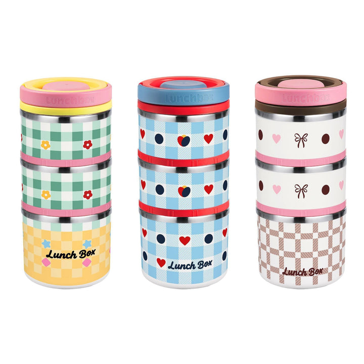 Multi-Tiered Thermal Food Storage Container
