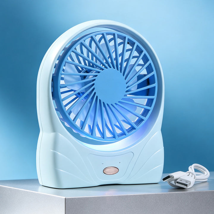 Women Portable Table Fan with LED Lighting Kalsten