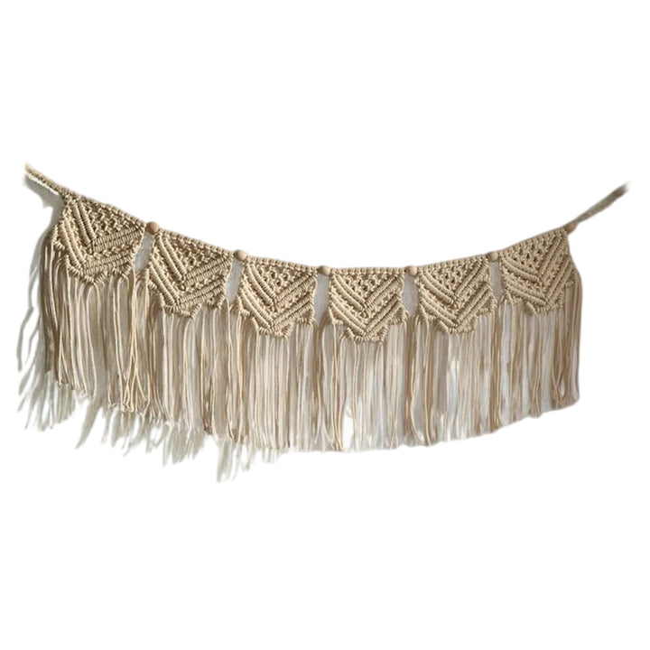 Macrame Wall Hanging Tapestry with Decorative Fringe Kalsten