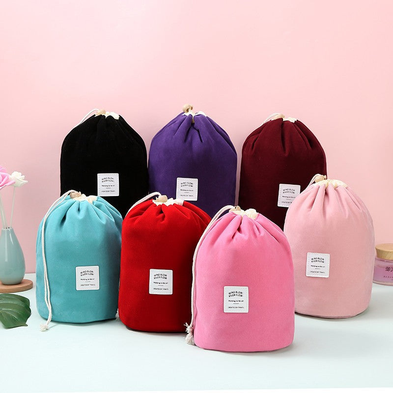 Durable Velvet Drawstring Travel Bag Kalsten
