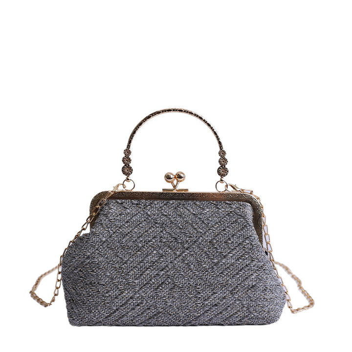Vintage-Inspired Textured Crossbody Bag Kalsten