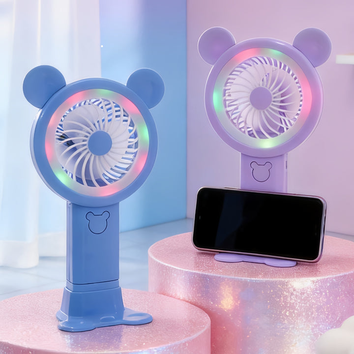 Portable LED Hand Fan with Cute Animal Design Kalsten