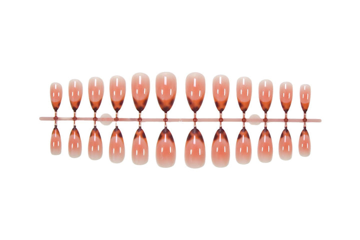Acrylic nail set with elegant ombre tips Kalsten