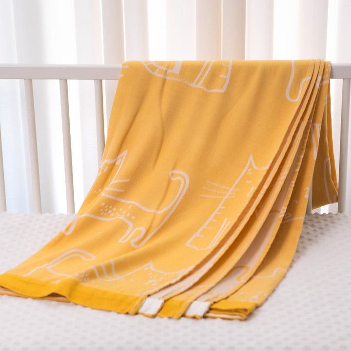 Ladies cuddly blanket with charming animal motif Kalsten