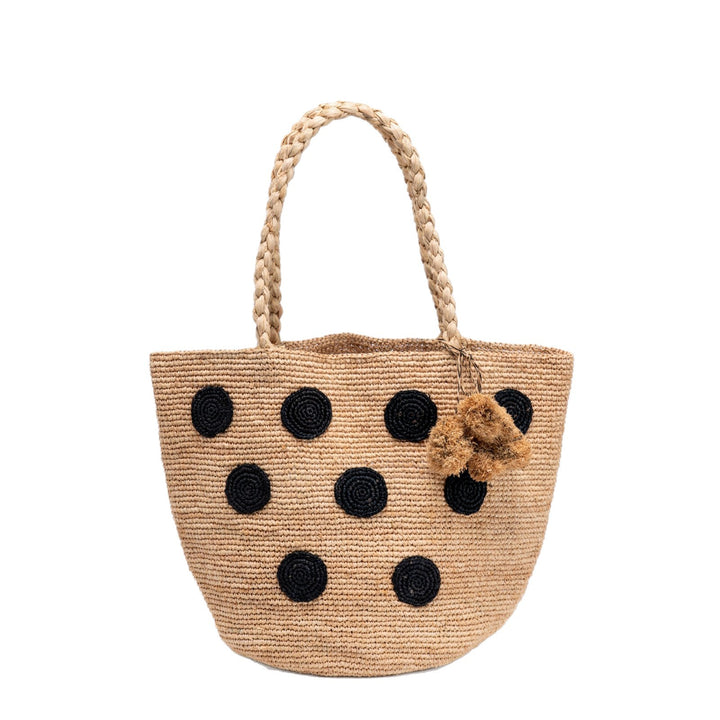 Handcrafted straw shopping bag Kalsten
