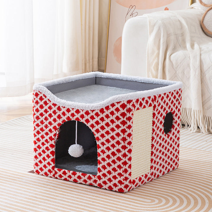 Cozy Plush Cat Hideout Kalsten