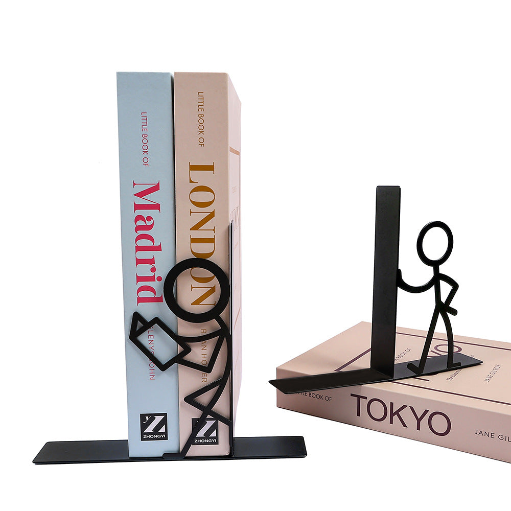 Fun Stick Figure Bookends