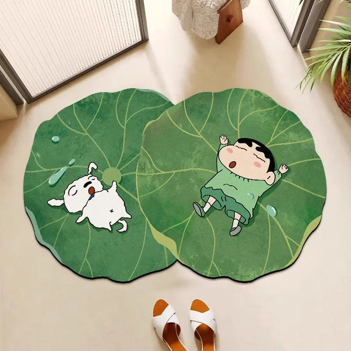 Playful Cartoon Bath Mat