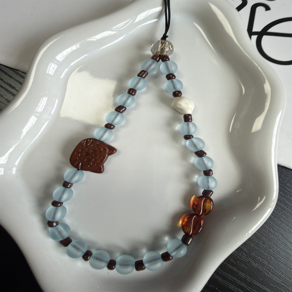 Beaded Charm Phone Lanyard Kalsten 1790134781