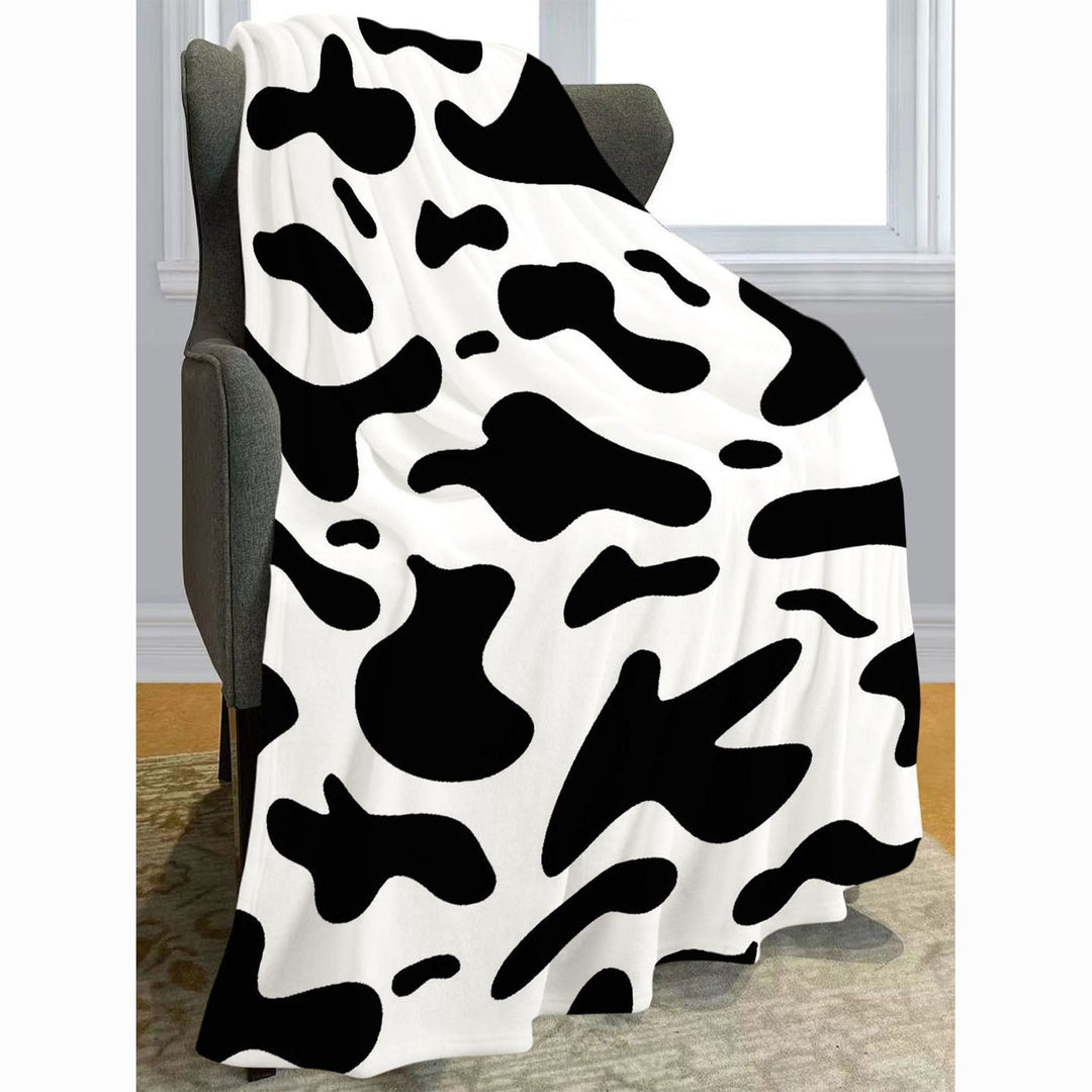 Cozy Animal Print Fleece Throw Blanket
