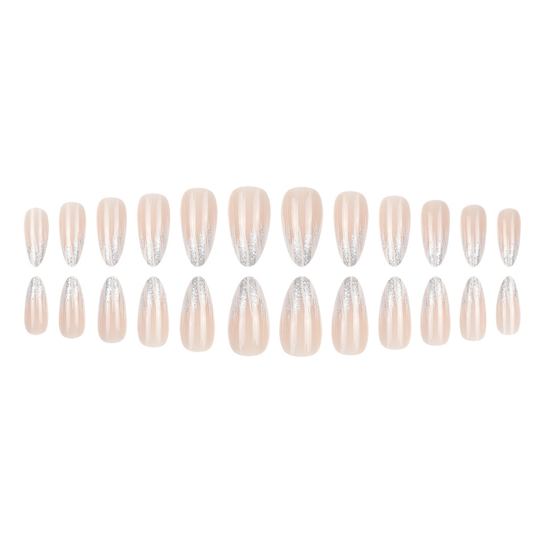Stylish Glitter Gradient Nail Art Extensions Kalsten