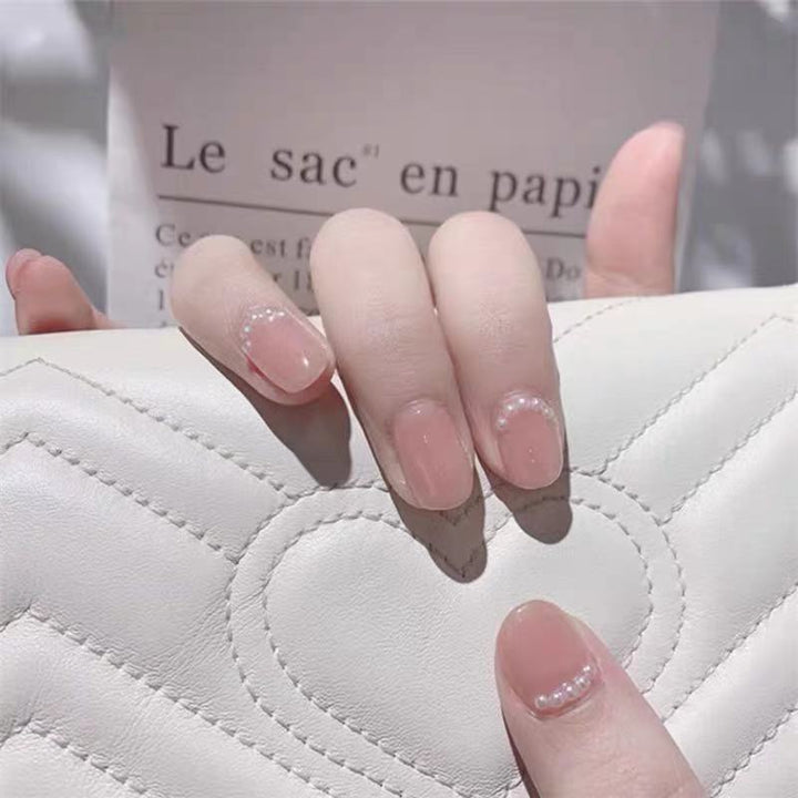 Elegant French Tip Press-On Nail Art