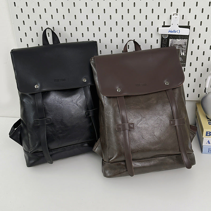 Stylish Faux Leather Backpack Kalsten