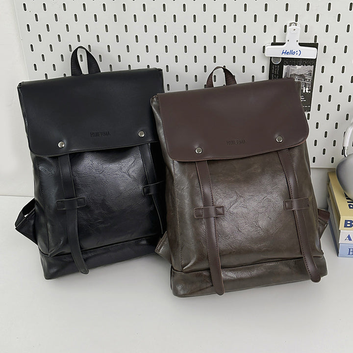 Stylish Faux Leather Backpack Kalsten