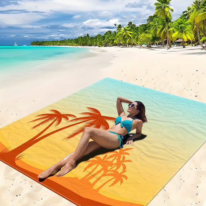 Mandala Design Beach Mat Kalsten