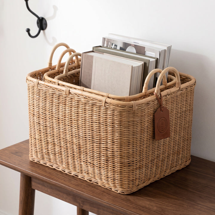 High-quality storage basket with sturdy handles Kalsten