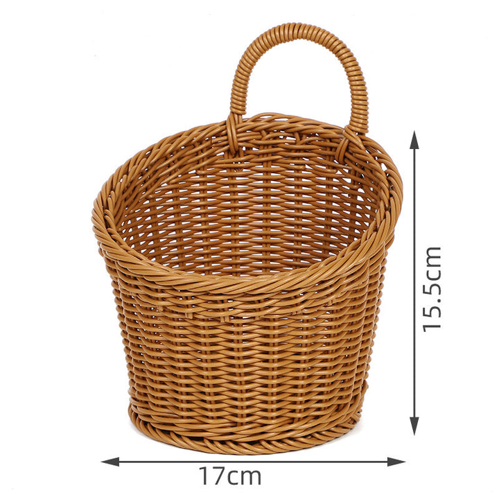 Handwoven Storage Basket with Sturdy Handle Kalsten