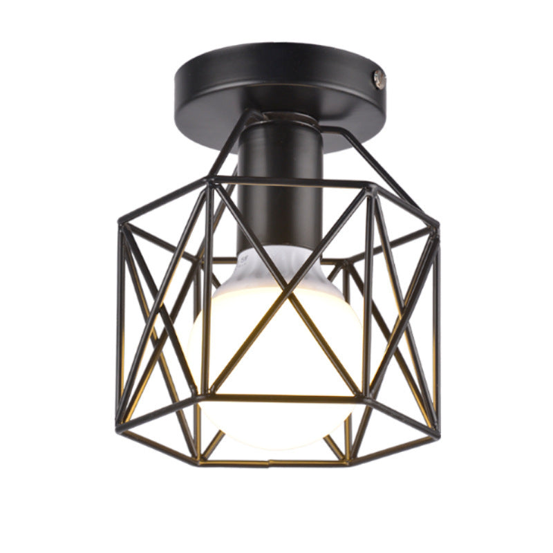 Geometric Ceiling Light Fixture