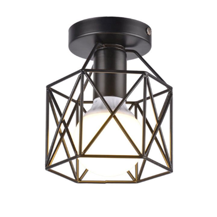 Geometric Ceiling Light Fixture