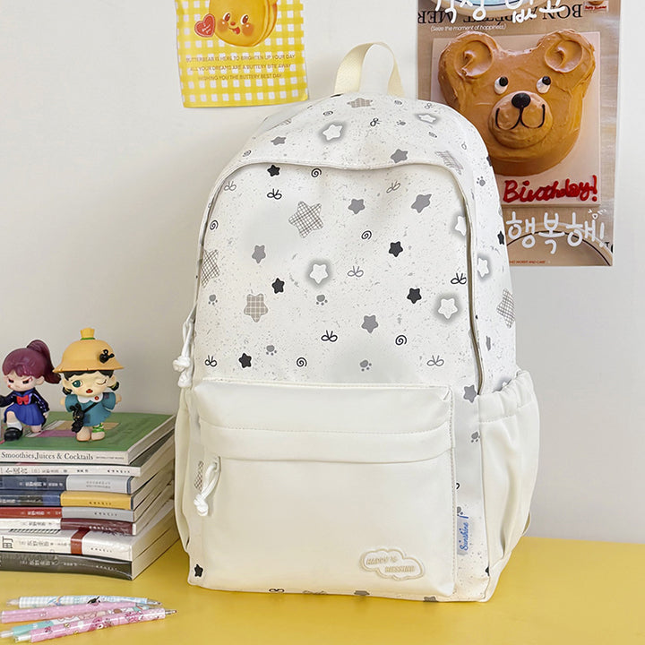 Fun Decorative Star-Patterned Backpack Kalsten
