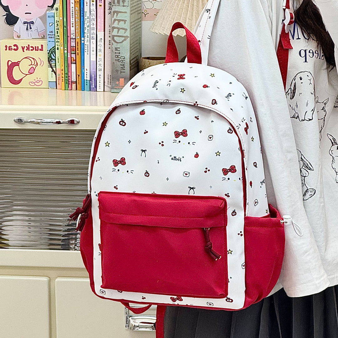 Cute Cartoon-Printed Backpack