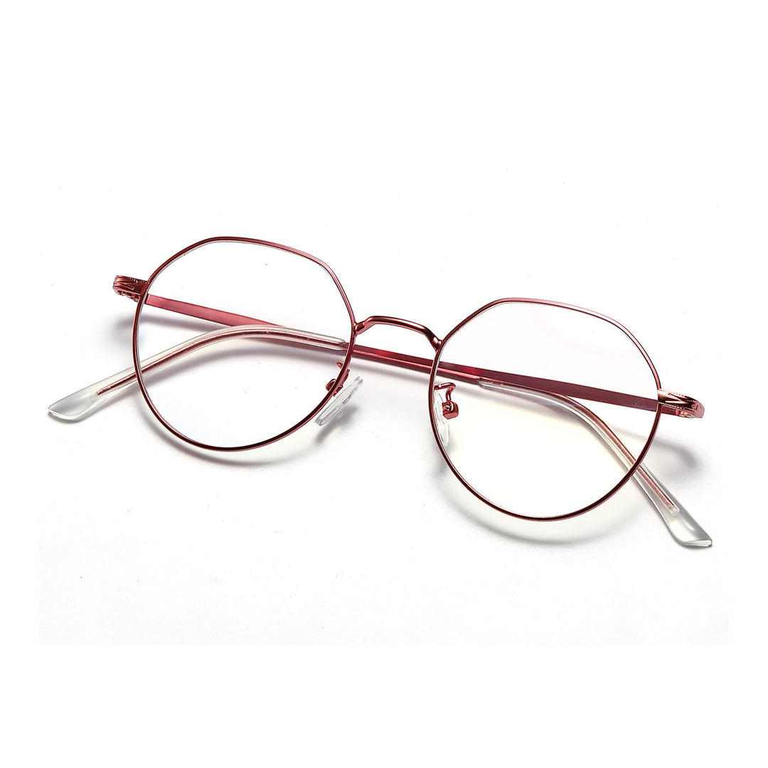 Women's round glasses with delicate metal frame Kalsten