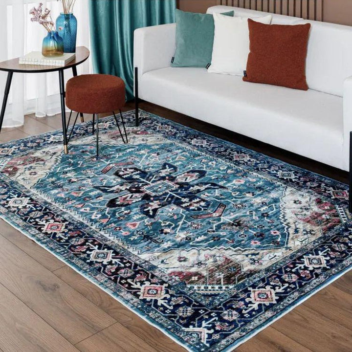 Abstract Wave Design Area Rug for Home