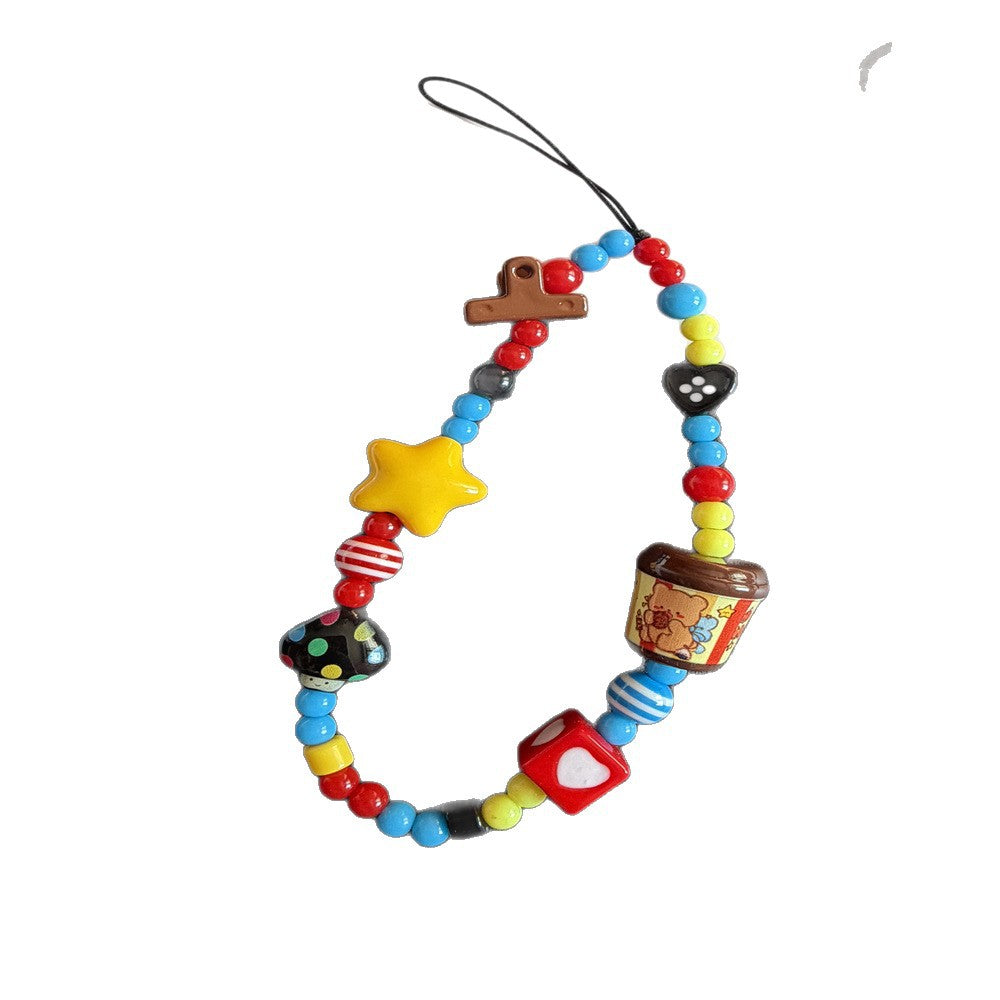 Playful Themed Beaded Eyewear Holder Kalsten