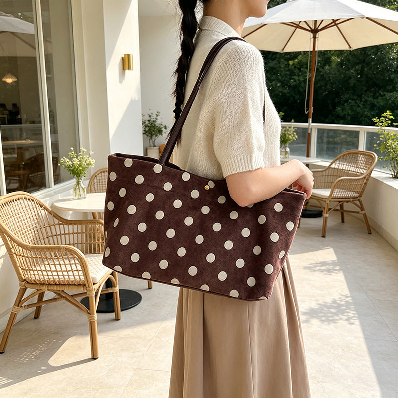 Suede Shoulder Tote Bag Kalsten