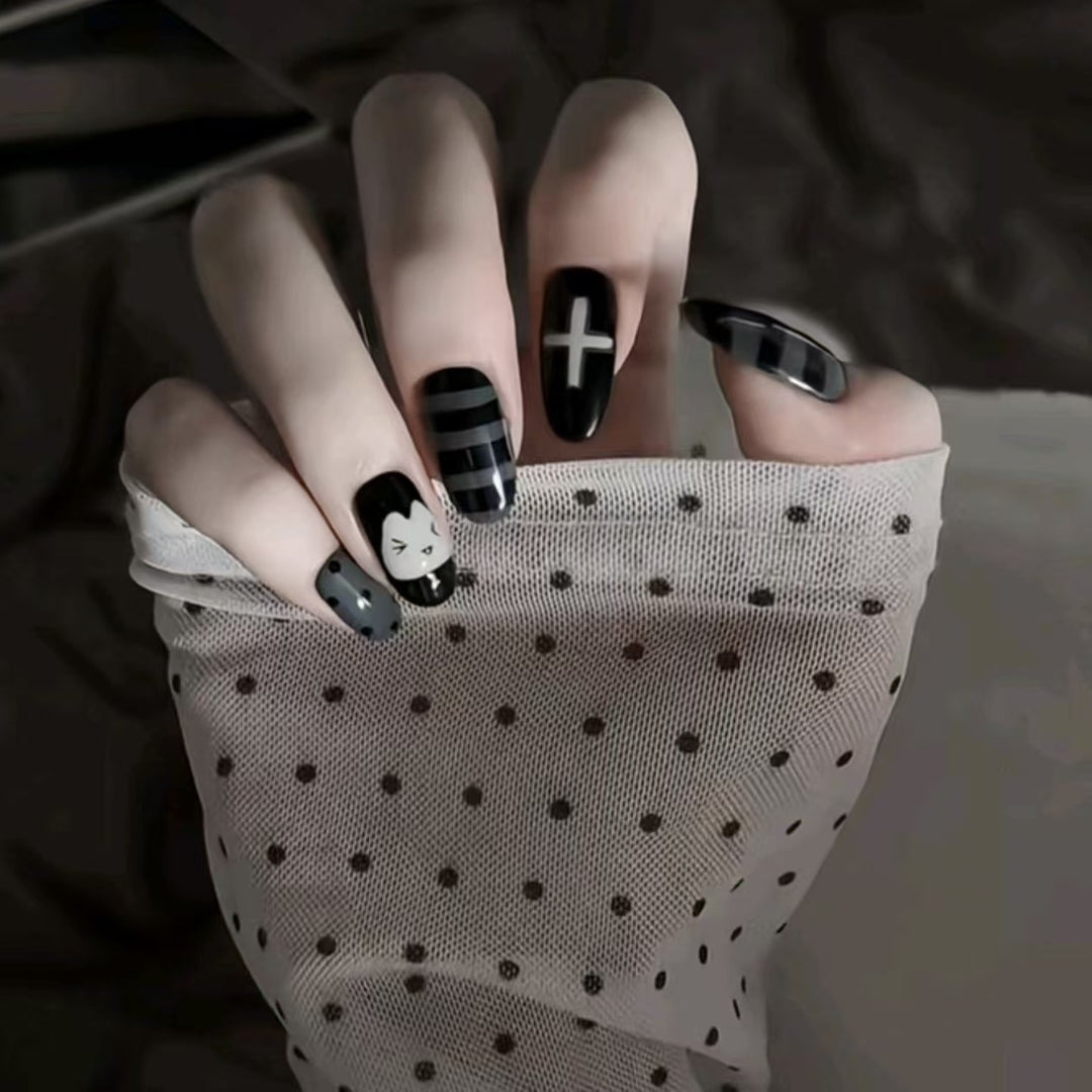 Creative Cartoon Press-On Nail Art Kalsten