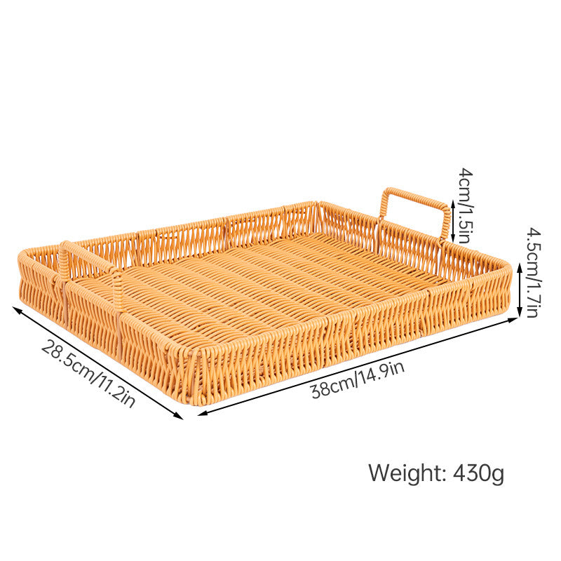 Handwoven Serving Tray Kalsten